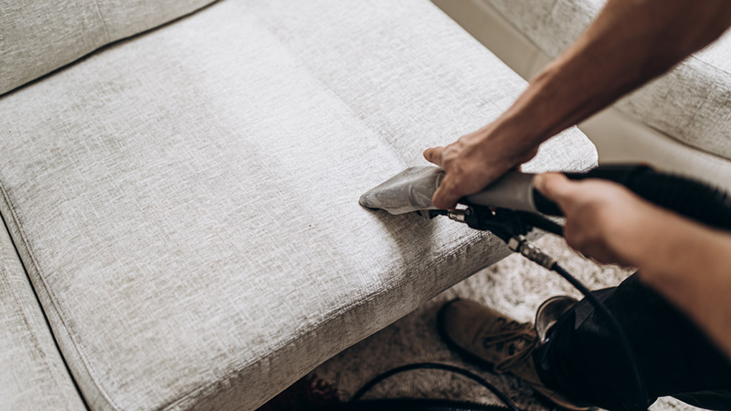 Upholstery Cleaning Results